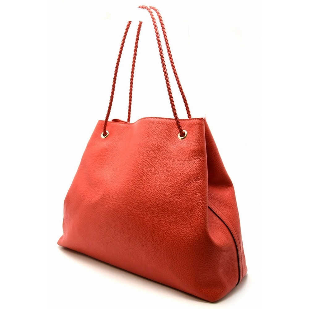 Gucci Bag Logo Tote Coral